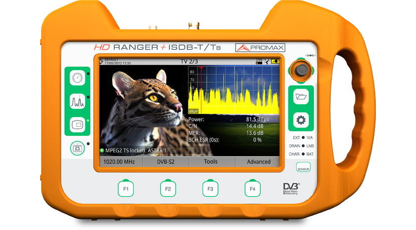 HD Ranger+ ISDB-T數(shù)字電視場(chǎng)強(qiáng)儀