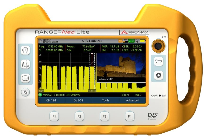  自動化測試系統集成PROMAX場強儀,電視信號分析儀RANGER NEO Lite